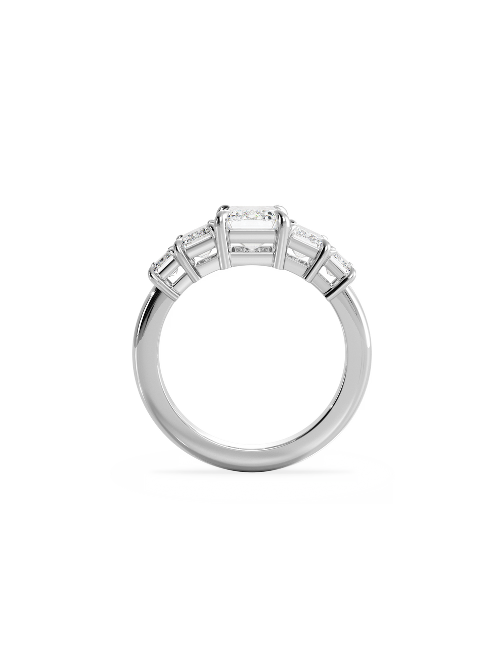 Emerald Signature Five-Stone Ring - View 