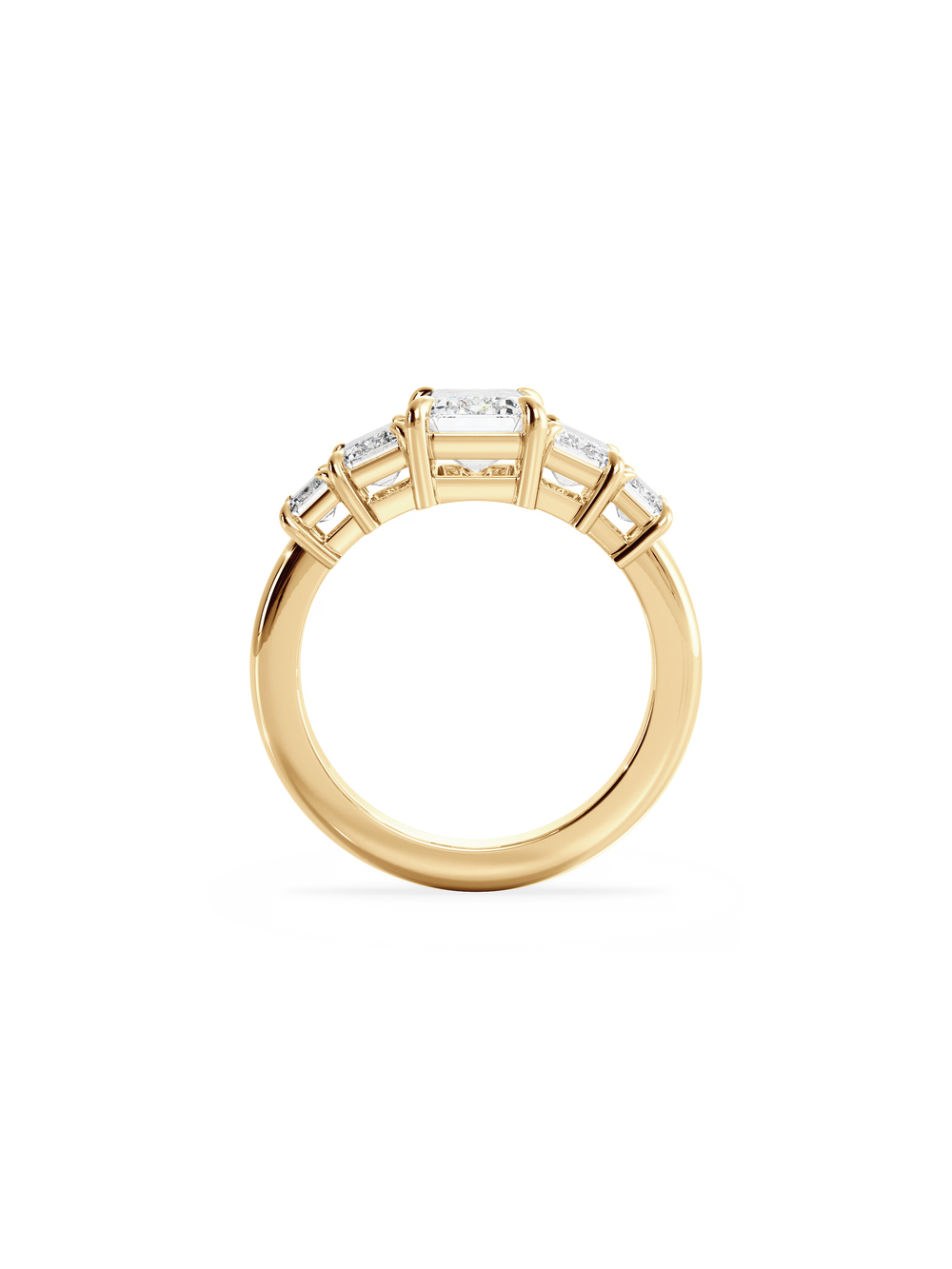 Emerald Signature Five-Stone Ring - View 