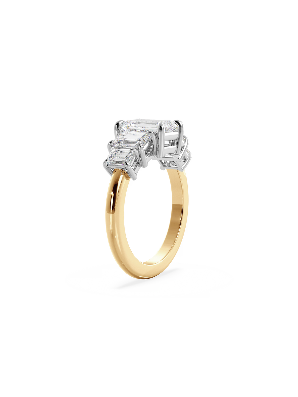 Emerald Signature Five-Stone Ring - View 