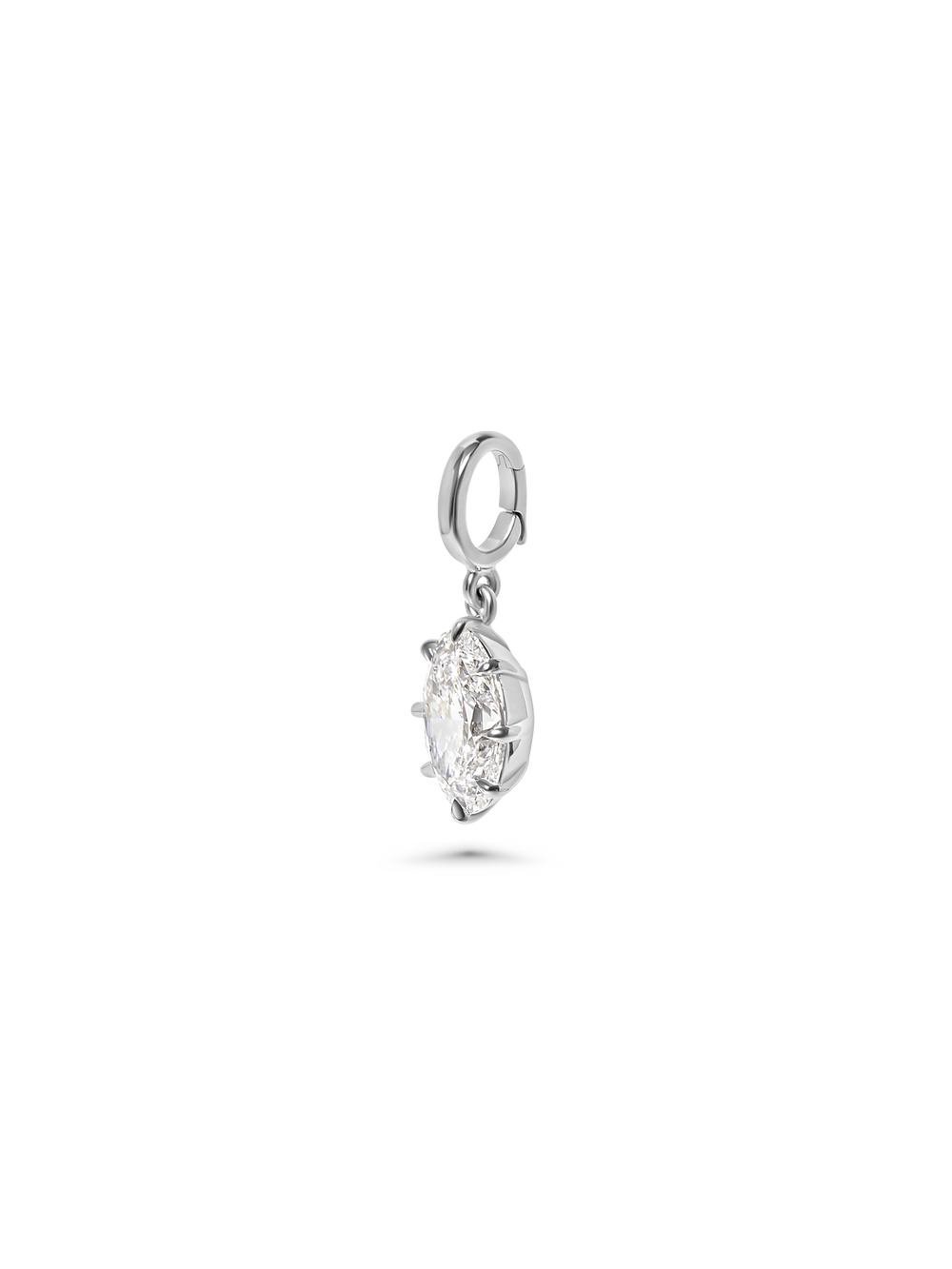 3.02ct Oval Diamond Bespoke Pendant - View 