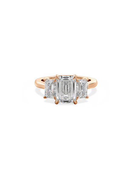 Emerald Trilogy Ring