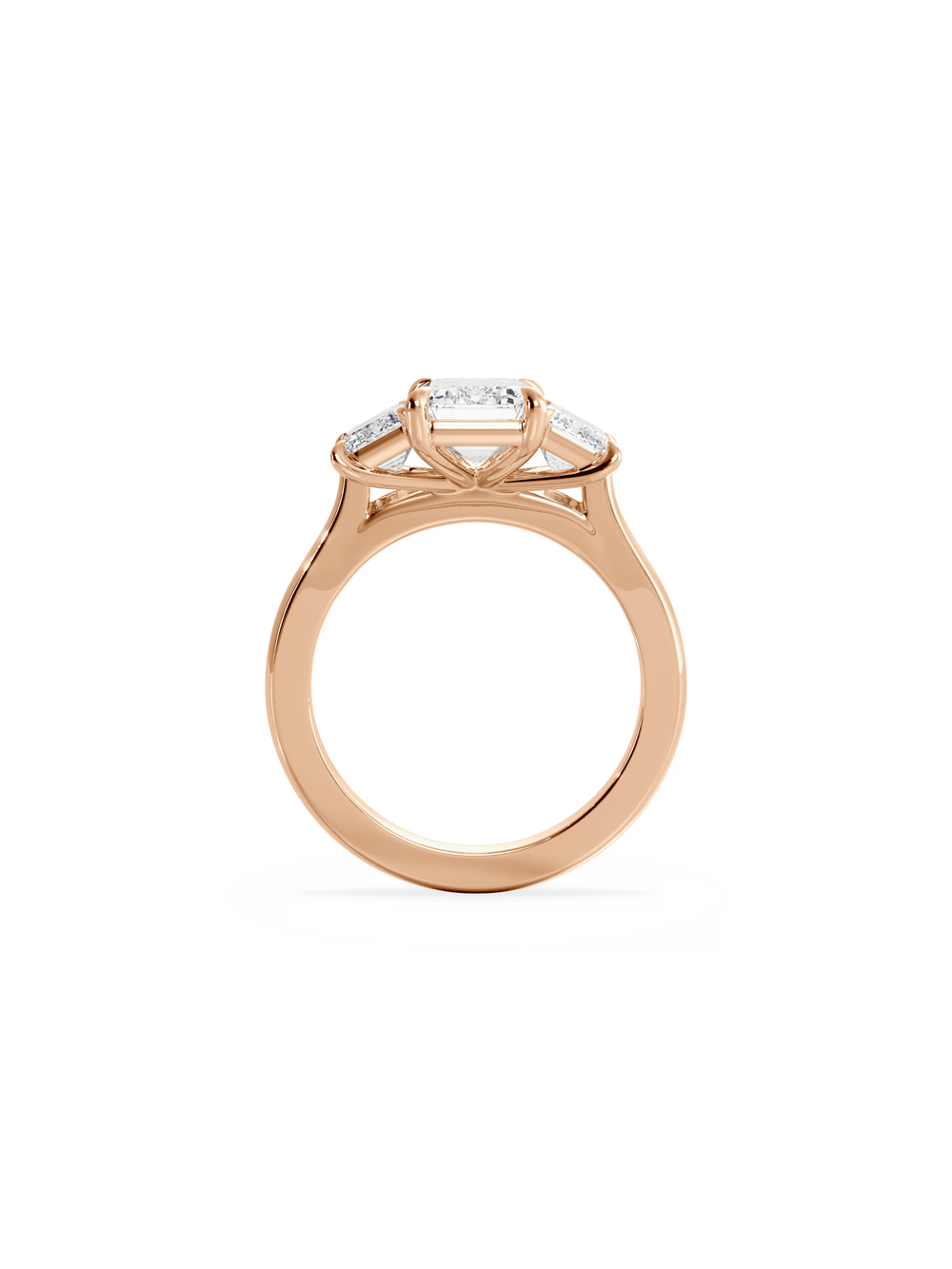 Emerald Trilogy Ring - View 