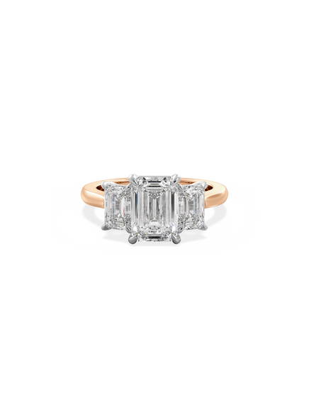 Emerald Trilogy Ring