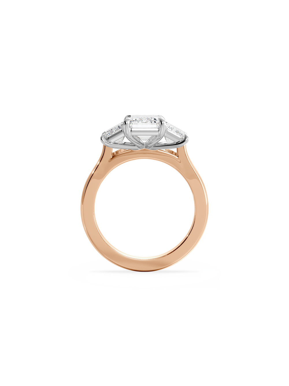 Emerald Trilogy Ring - View 