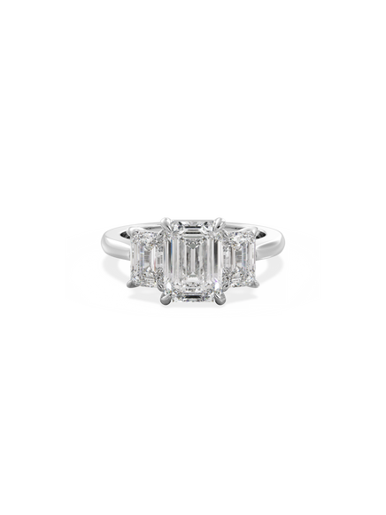 Emerald Trilogy Ring