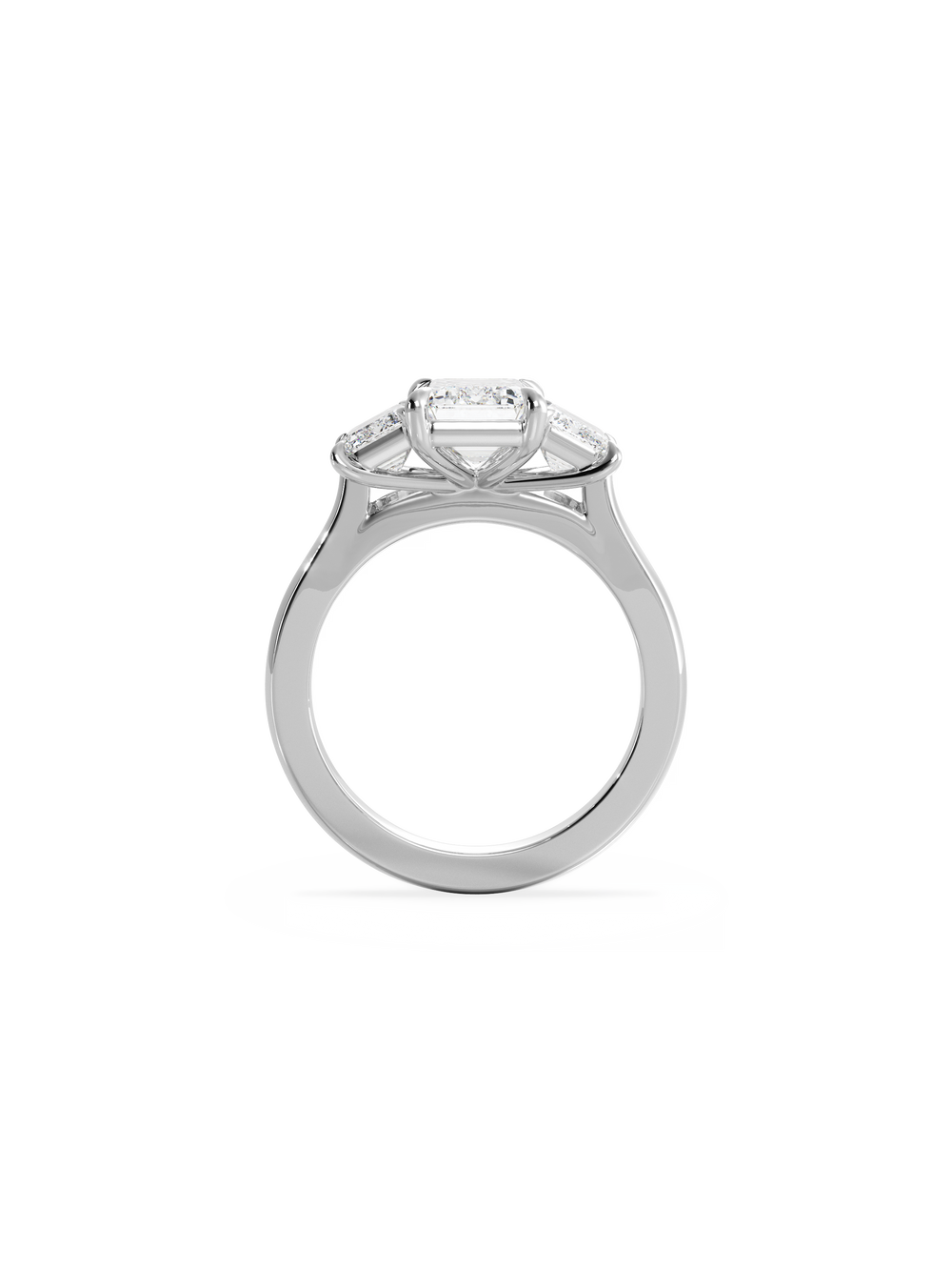 Emerald Trilogy Ring - View 