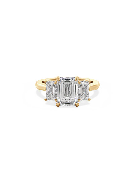 Emerald Trilogy Ring