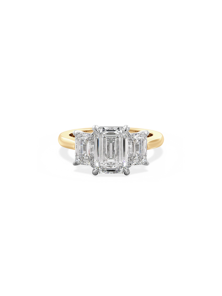 Emerald Trilogy Ring