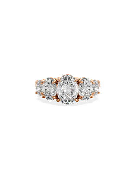 Oval Signature Five-Stone Ring