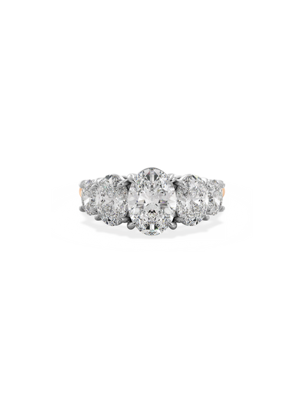 Oval Signature Five-Stone Ring