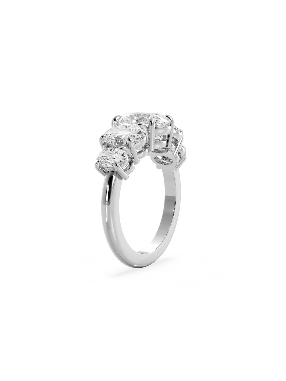 Oval Signature Five-Stone Ring - View 