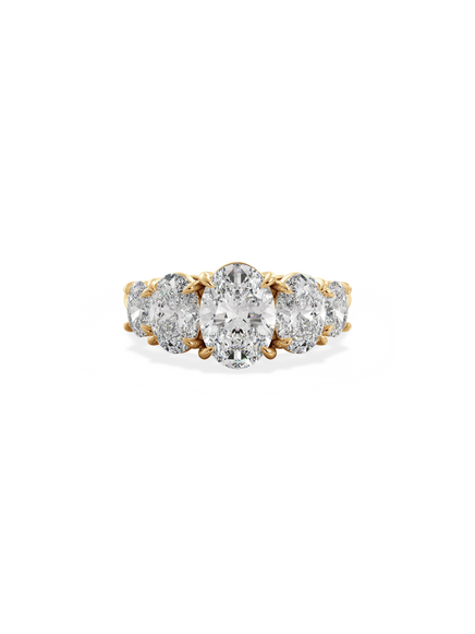 Oval Signature Five-Stone Ring