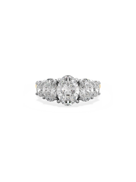 Oval Signature Five-Stone Ring