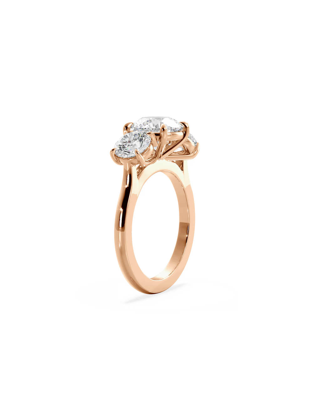 Round Trilogy Ring - View 