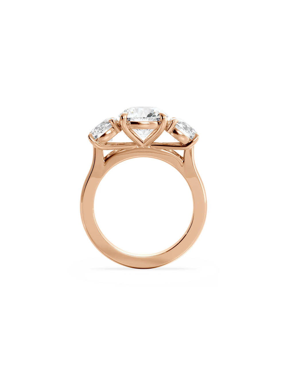 Round Trilogy Ring - View 