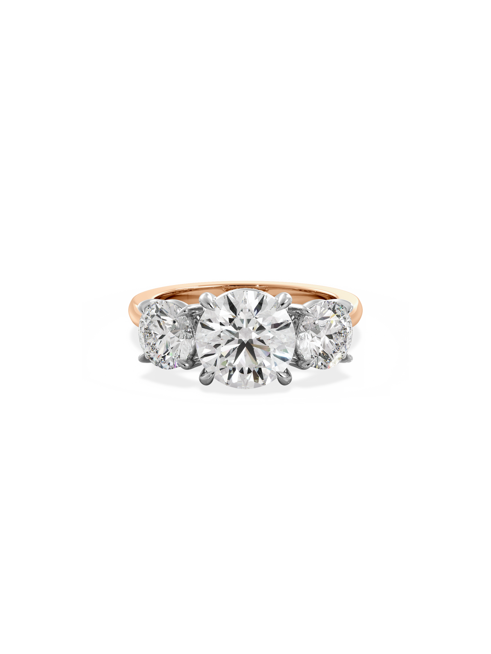 Round Trilogy Ring - View 