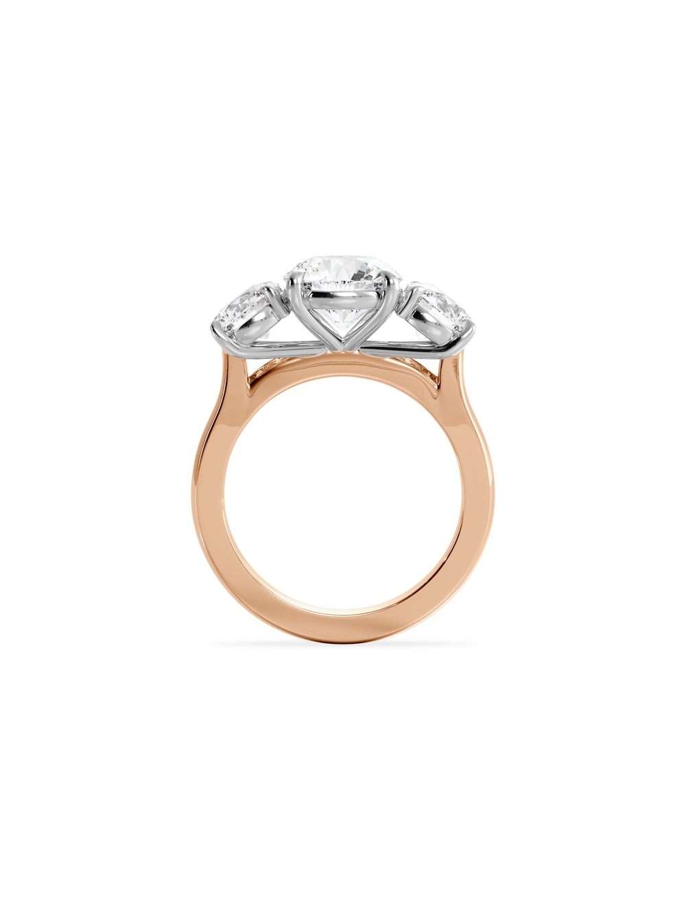 Round Trilogy Ring - View 