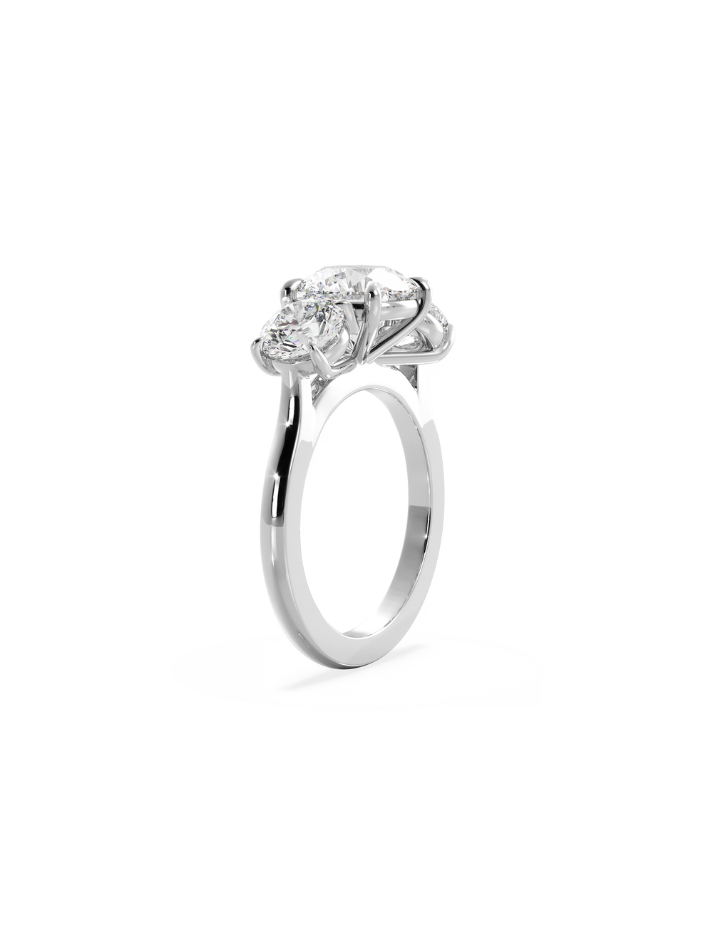 Round Trilogy Ring - View 