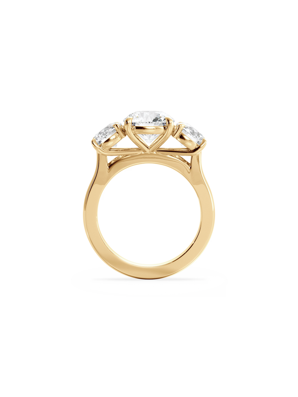 Round Trilogy Ring - View 