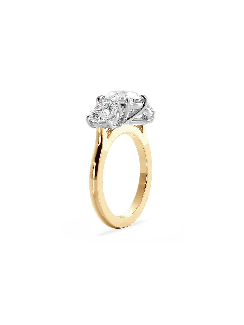 Round Trilogy Ring - View 