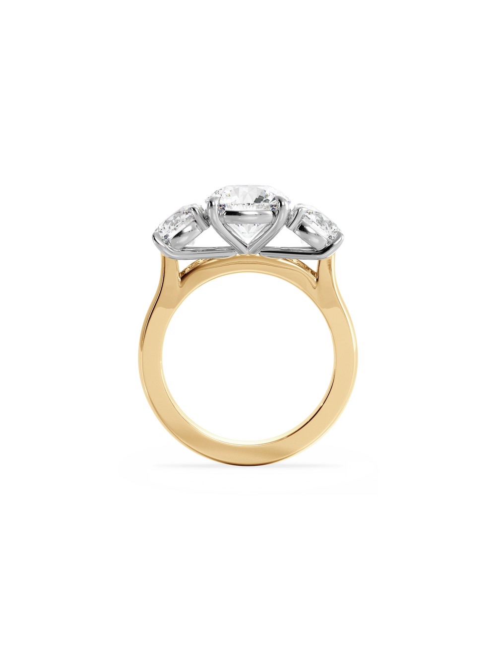 Round Trilogy Ring - View 