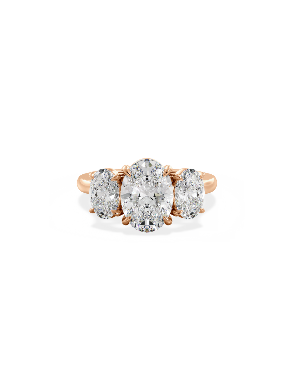 Oval Trilogy Ring - View 