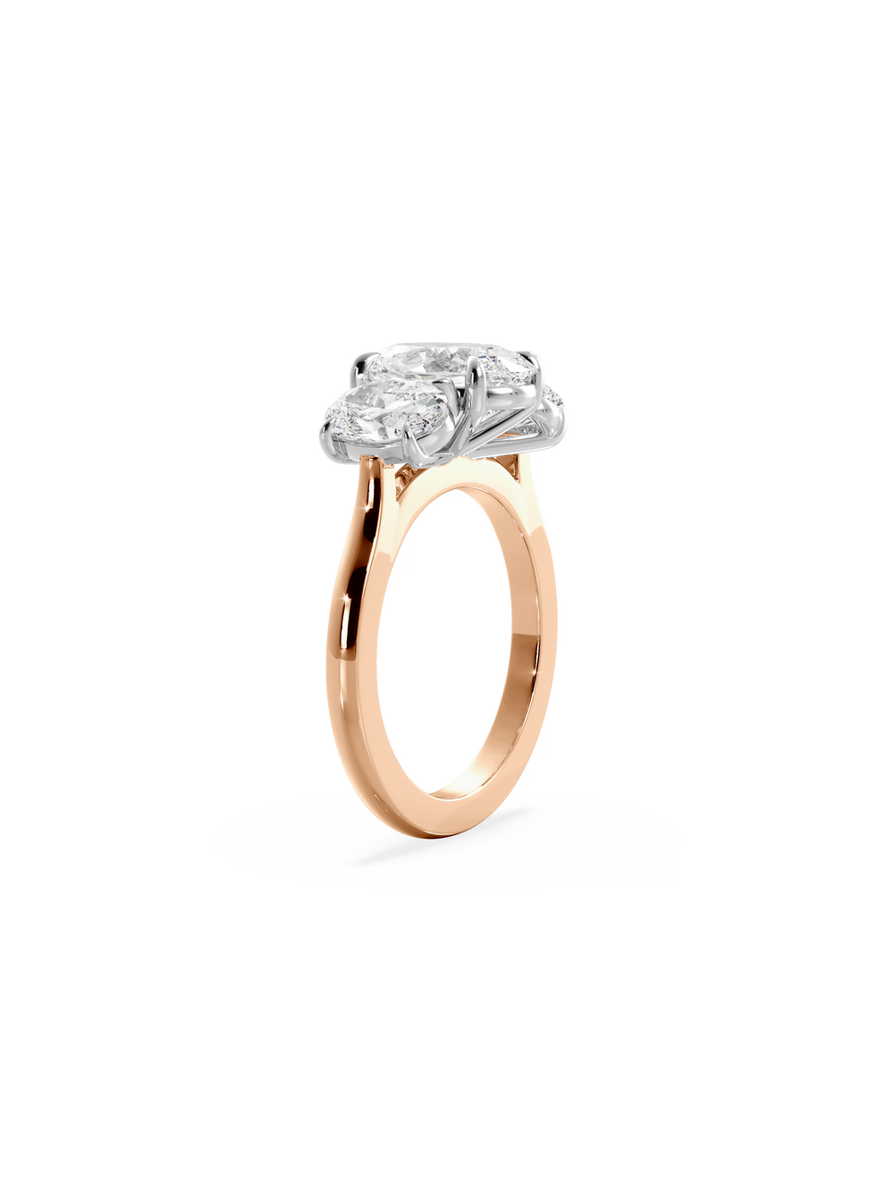 Oval Trilogy Ring - View 