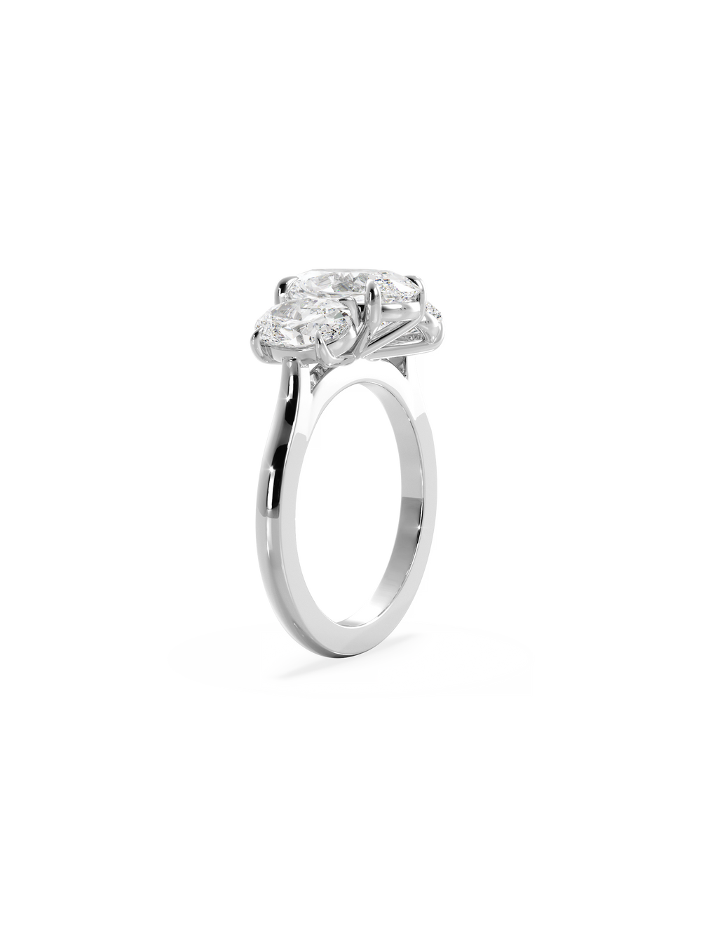 Oval Trilogy Ring - View 