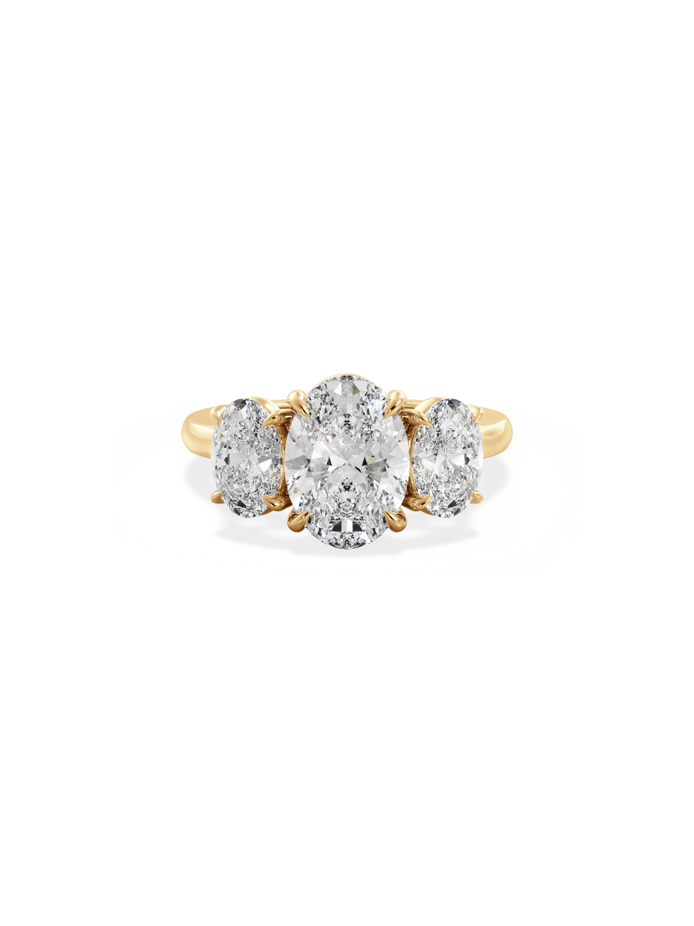 Oval Trilogy Ring - View 