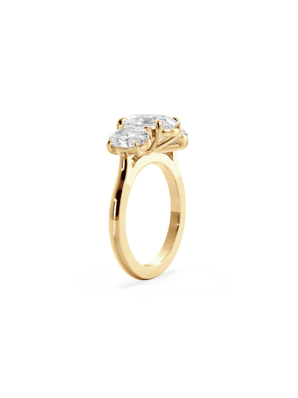 Oval Trilogy Ring - View 