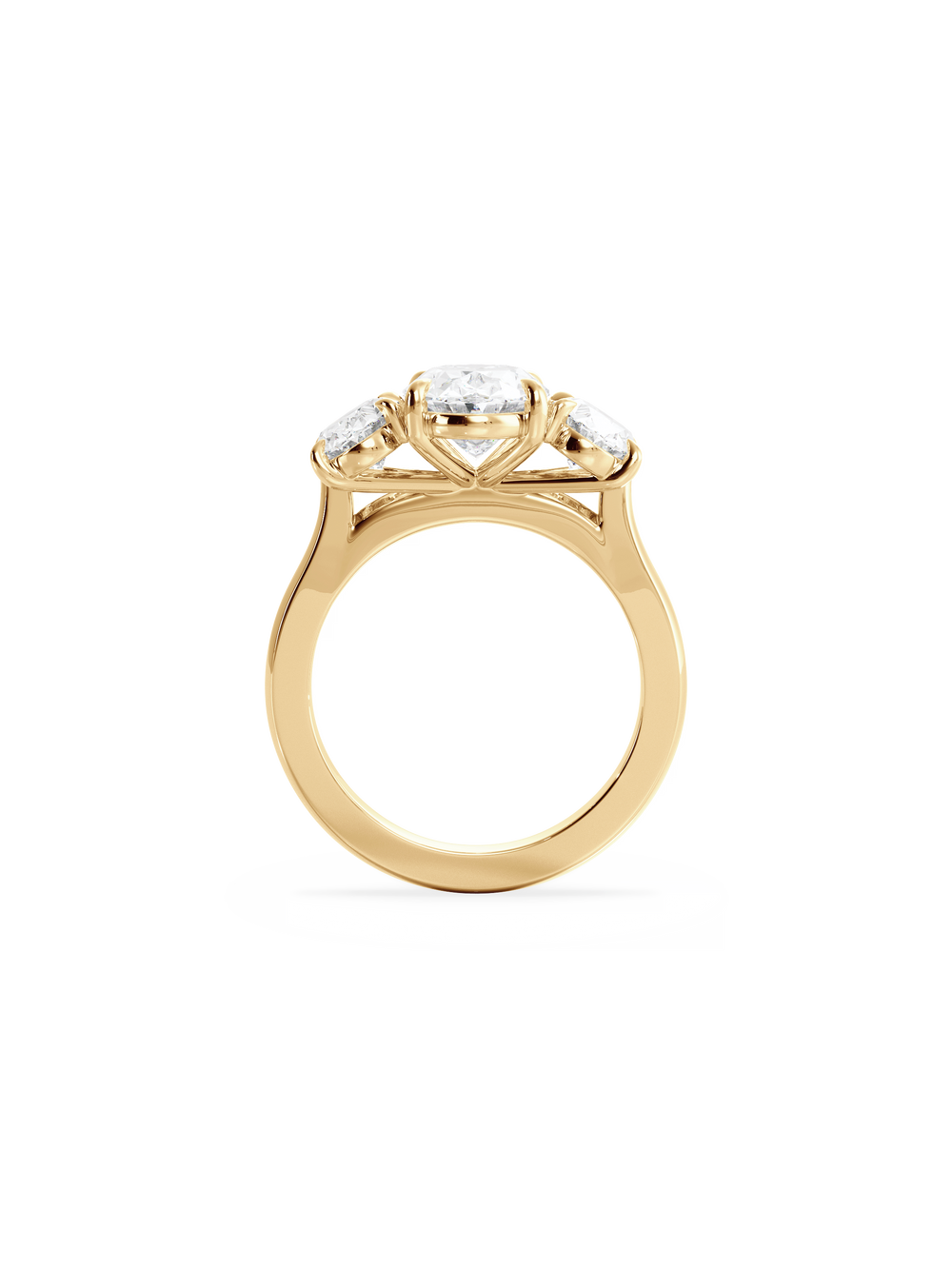 Oval Trilogy Ring - View 