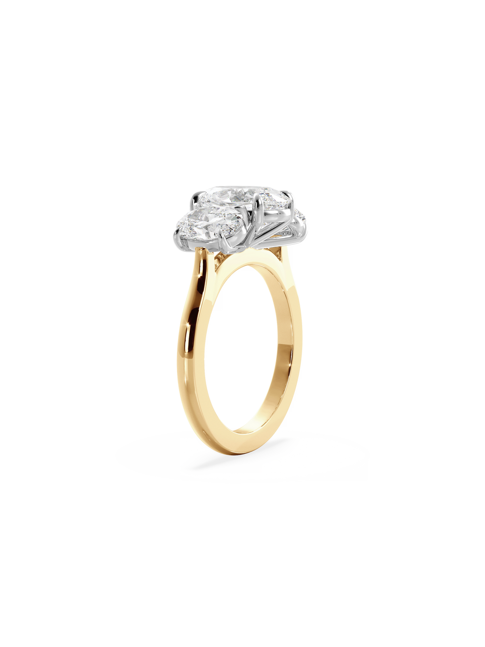 Oval Trilogy Ring - View 