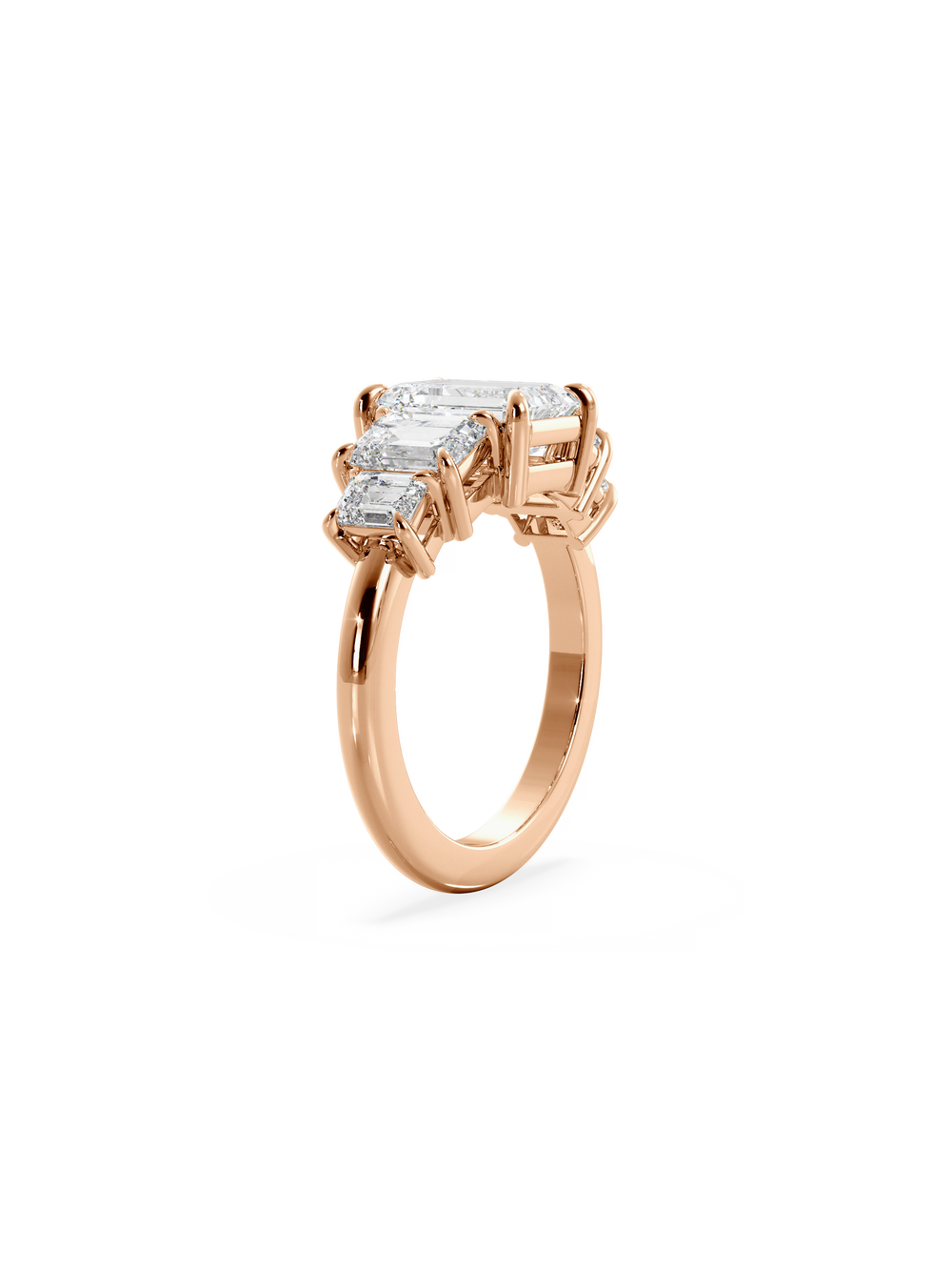Emerald Signature Five-Stone Ring - View 