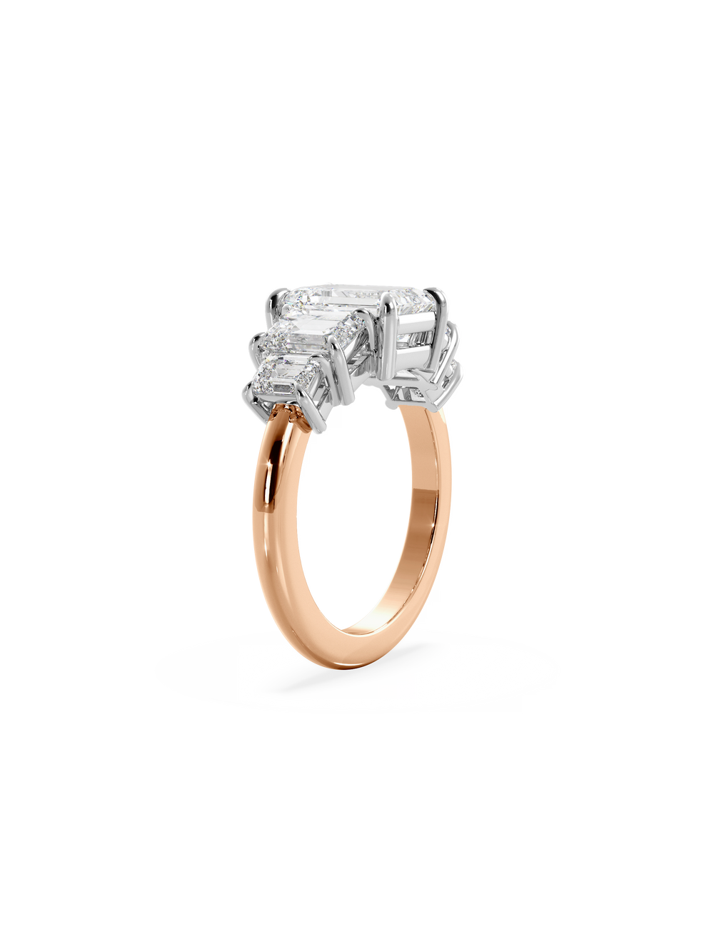 Emerald Signature Five-Stone Ring - View 