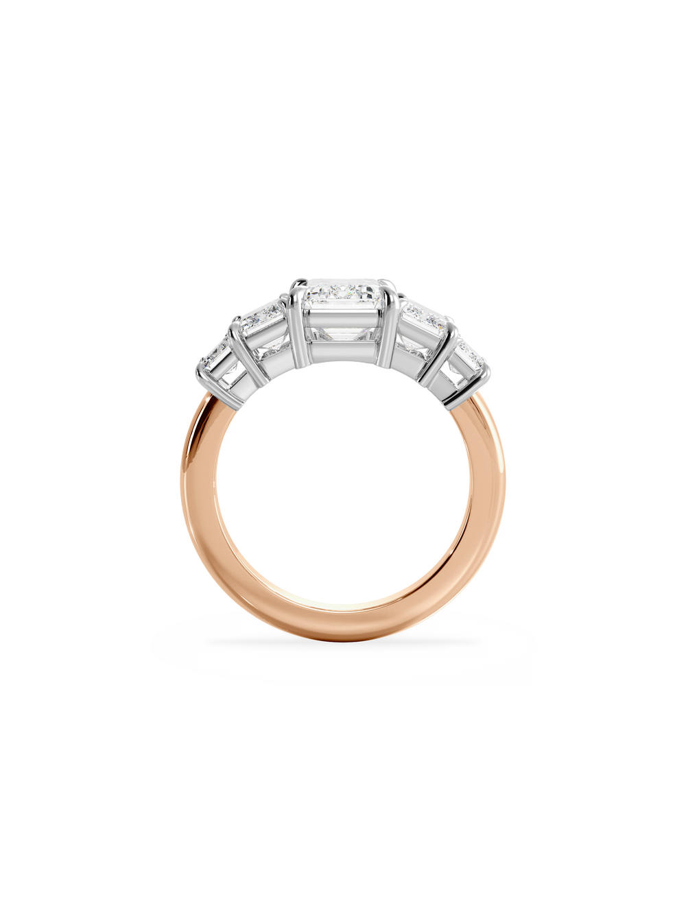 Emerald Signature Five-Stone Ring - View 
