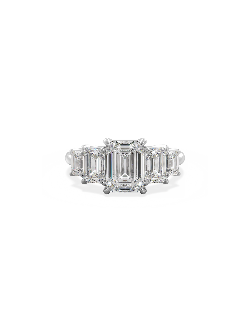 Emerald Signature Five-Stone Ring - View 
