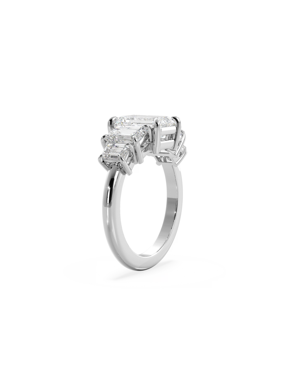 Emerald Signature Five-Stone Ring - View 