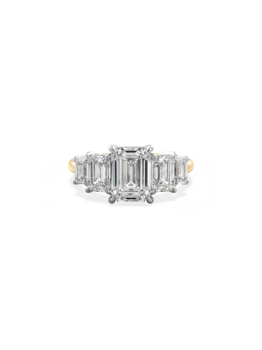 Emerald Signature Five-Stone Ring - View 