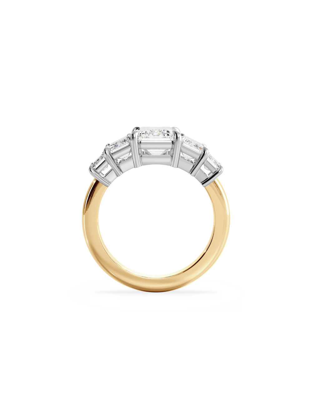 Emerald Signature Five-Stone Ring - View 