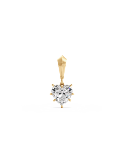 3.00ct Heart Diamond Bespoke Pendant