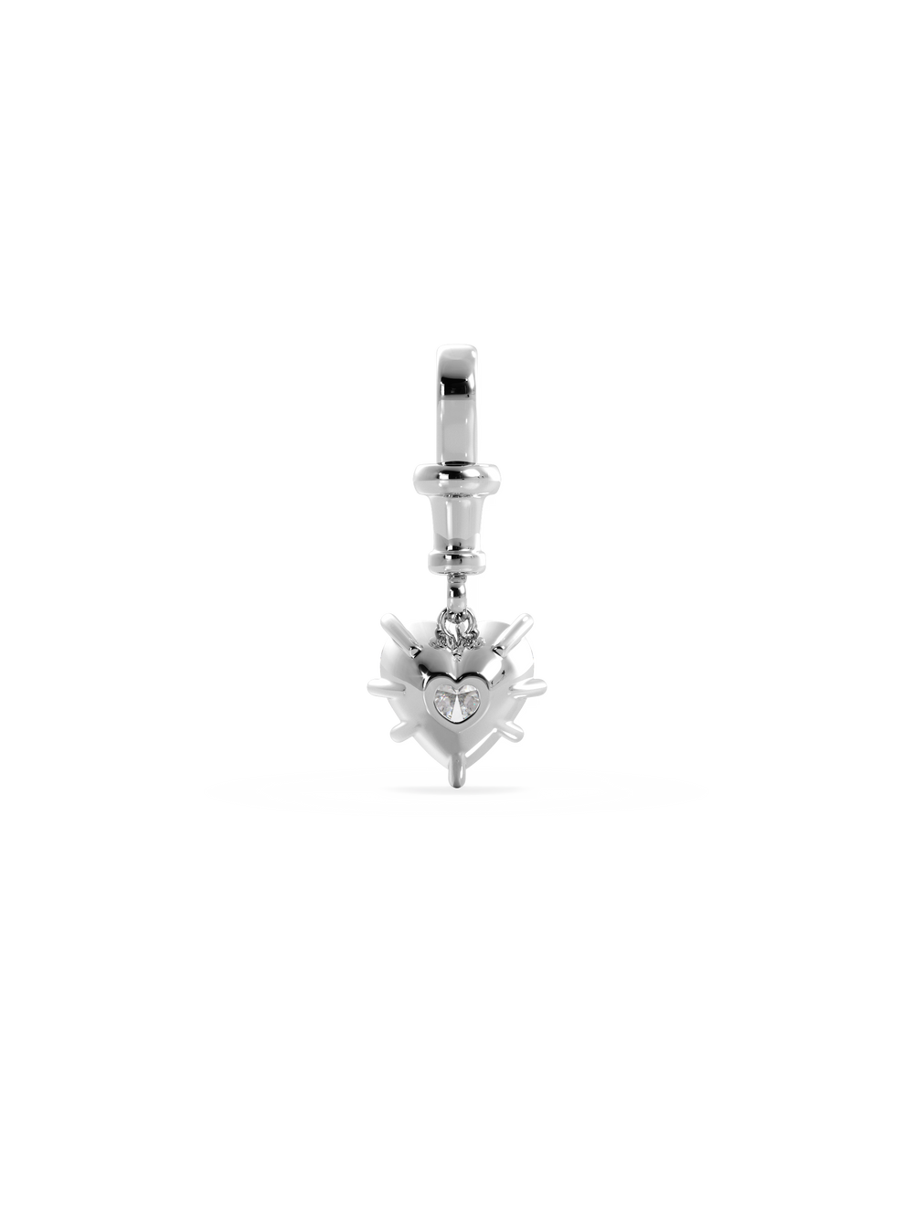 Heart Diamond Bespoke Pendant - View 