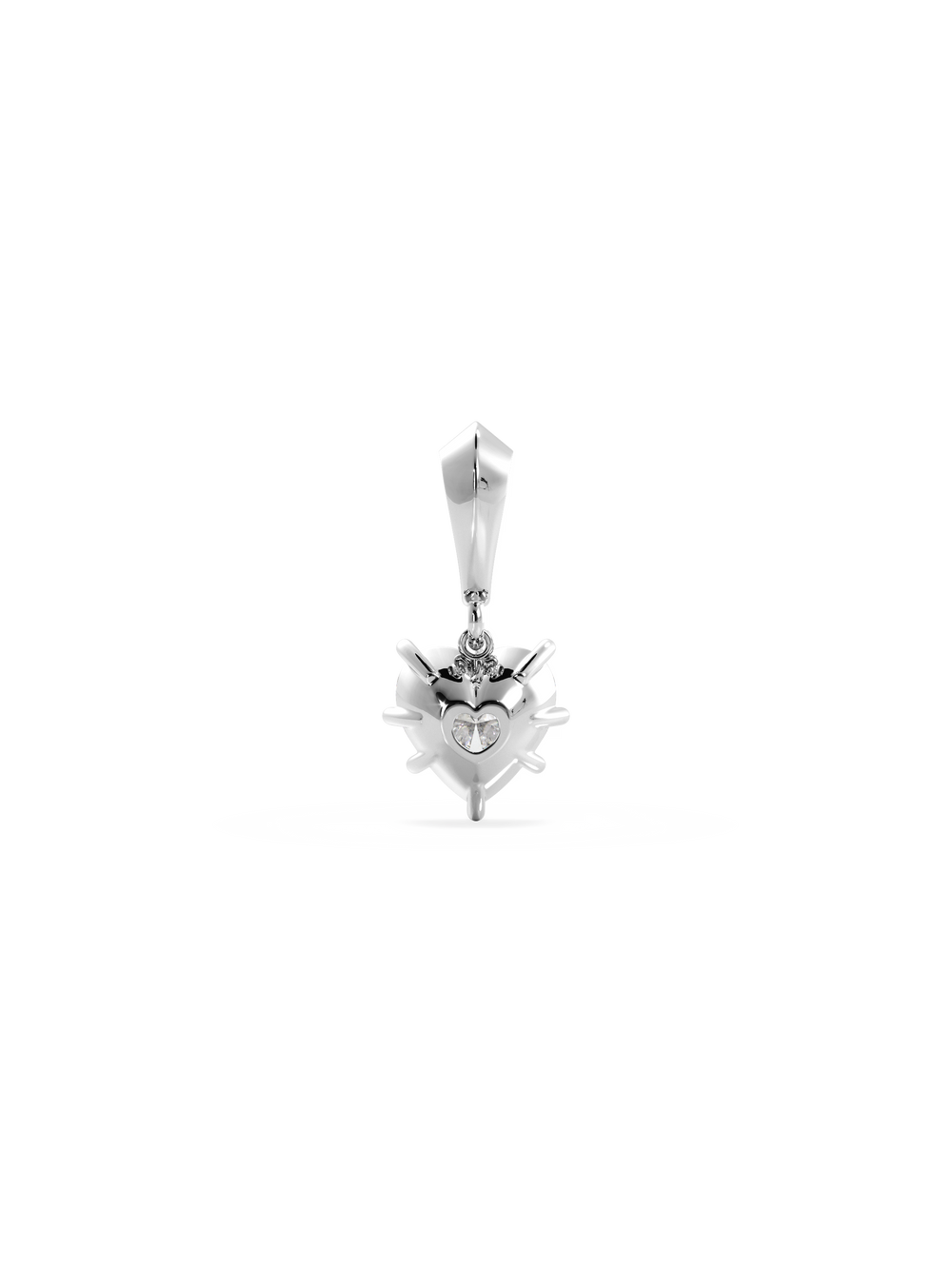 Heart Diamond Bespoke Pendant - View 