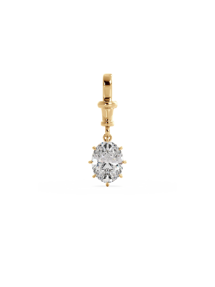 3.00ct Oval Diamond Bespoke Pendant