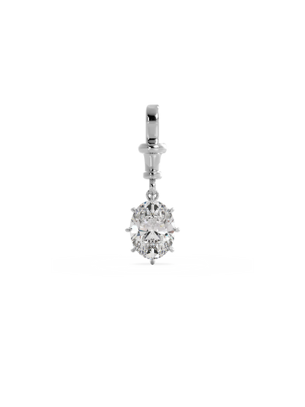 3.00ct Oval Diamond Bespoke Pendant