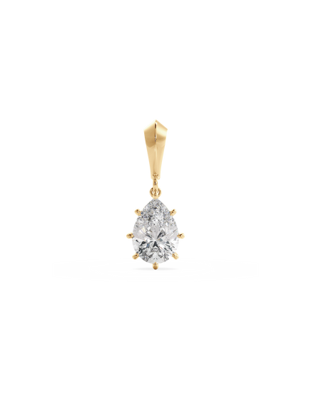 3.00ct Pear Diamond Bespoke Pendant