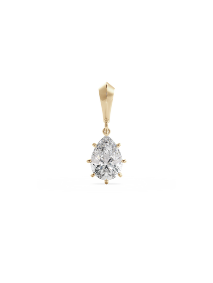 3.00ct Pear Diamond Bespoke Pendant