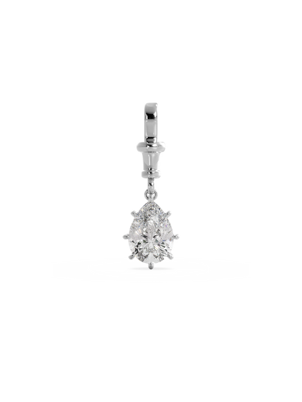 3.00ct Pear Diamond Bespoke Pendant