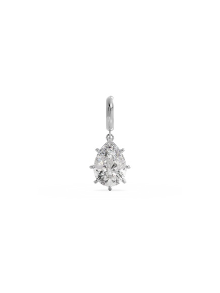 3.00ct Pear Diamond Bespoke Pendant