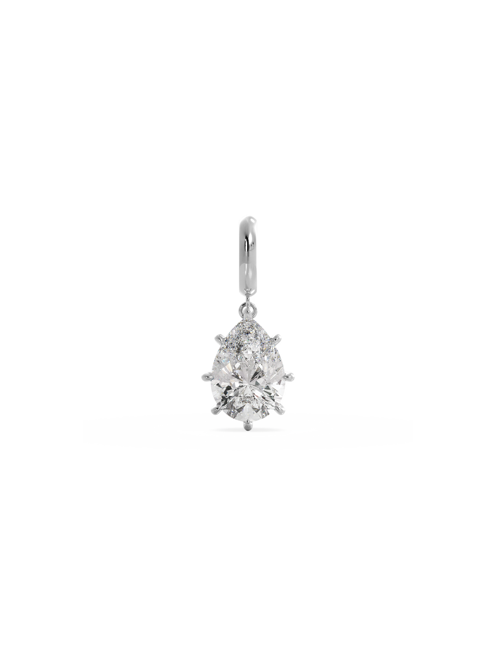 Pear Diamond Bespoke Pendant - View 