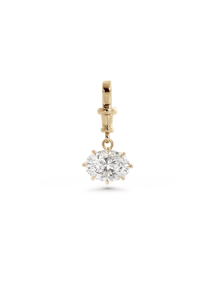 4.02ct Oval Diamond Bespoke Pendant